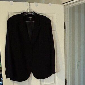 Women's Liz Claiborne basic black blazer, Size 18